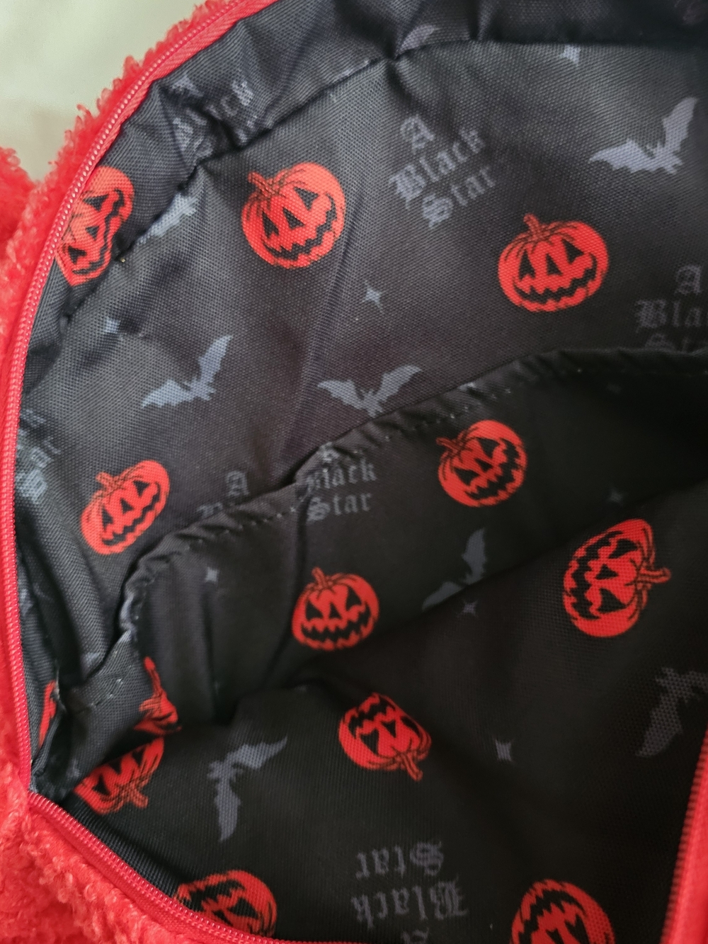 A BLACKSTAR Red Pumpkin Tote bag - Picture 4 of 6